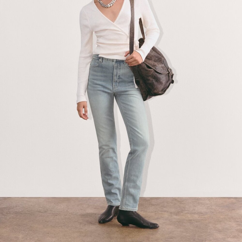 Everlane The Way-High Slim Jean - Size 26 - Vintage Light - NWOT